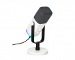 AMPLIGAME AM8 RGB USB/XLR Mikrofoni - dynaaminen mikrofoni - Valkoinen