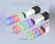 AMPLIGAME AM8 RGB USB/XLR Mikrofoni - dynaaminen mikrofoni - Valkoinen