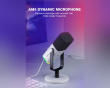 AMPLIGAME AM8 RGB USB/XLR Mikrofoni - dynaaminen mikrofoni - Valkoinen