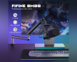 Low-Profile Boom Arm Stand - Musta Mikrofoniteline
