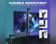 Low-Profile Boom Arm Stand - Musta Mikrofoniteline