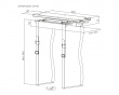 Strap-On Under Desk PC Mount with Sliding Track - Tietokone Teline