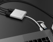 USB-C - Dual HDMI -Moninäytösovitin