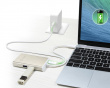 USB-C-Monisovitin - HDMI, Ethernet, USB 3.1 HUB, PD 2.0