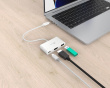 USB-C-HDMI 4K ja USB Type-A 90 W Teholla - Valkoinen