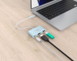 USB-C-HDMI 4K ja USB Type-A 90 W Teholla -  Sininen