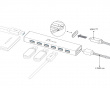 USB-Keskitin – 7-Porttinen USB-C-Keskitin