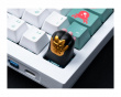 Kitty Paw Silicone Aluminum Alloy Artisan Keycap - Musta