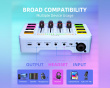 AMPLIGAME SC3 Gaming USB Mixer - Streaming & Podcast Mikseri - Valkoinen