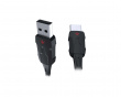 Paracord USB-C Kaapeli - Musta