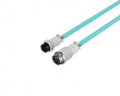 USB-C Coiled Cable - Vaaleanvihreä / Valkoinen - Näppäimistön Kierrekaapeli