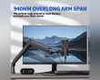 BM66 Boom Arm Stand - Musta Mikrofoniteline