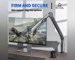 BM66 Boom Arm Stand - Musta Mikrofoniteline