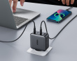 Nexode 100W USB-C PD GaN - 4-Port Wall Charger - Musta Verkkovirtalaturit