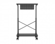 Height Adjustable Rolling Desk - Black