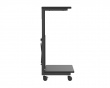 Height Adjustable Rolling Desk - Black