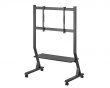 TV Stand on Wheels - 45”-90” - Musta TV-teline pyörillä