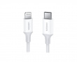 USB-C to Lightning Kaapeli 1m - Valkoinen