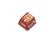 Dharma Zinc Alloy Artisan Keycap - Punainen