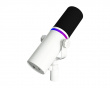 USB-C RGB Dynaaminen Podcast-mikrofoni - Valkoinen