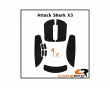 Soft Grips Attack Shark X3 - Musta