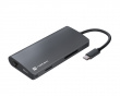 Fowler 2 USB Hub - USB-C Multiport Adapter 8 in 1 (100W) USB-hubi