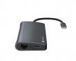 Fowler 2 USB Hub - USB-C Multiport Adapter 8 in 1 (100W) USB-hubi
