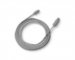 USB-C Pelikaapeli 2m - Vaalean Harmaa