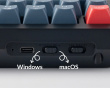 V6 Max QMK RGB Hotswap Langaton Näppäimistö [Gateron Jupiter Red] - ISO