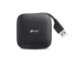 USB 3.0 Adapter 4-Porttinen USB Hubi - Musta