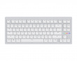80HE 80% Pelinäppäimistö Zinc Alloy Valkoinen - ANSI