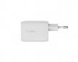Boost Charge 65W USB-C Seinälaturi - Valkoinen