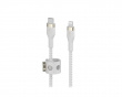 PRO Flex USB-C to Lightning Kaapeli - 2m - Valkoinen