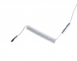 Coiled USB-C Kaapeli - Just White
