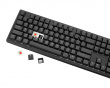 Zero 6108 Langaton RGB-näppäimistö - Musta [Cherry MX2A Speed Silver]