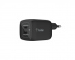 Boost Charge 65W USB-C Seinälaturi - 2-port - Musta