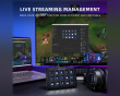AMPLIGAME D6 Stream Controller - Streaming Deck - Musta