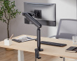 Flexy Monitor Arm 11kg USB-Ports 17”-35” Musta - Pöytäjalka