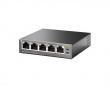 SG1005P Metalli Kytkin 5-Ports Unmanaged (4-PoE), 10/100/1000Mbps