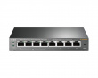 SG108PE Metalli 8-Port Gigabit Kytkin 4-Port PoE+, 10/100/1000Mbps