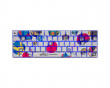 Pokémon Base 65 Hotswap-Pelinäppäimistö - ANSI - Poké Ball Sticker [White Flame]