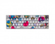 Pokémon Base 65 Hotswap-Pelinäppäimistö - ANSI - Poké Ball Sticker [White Flame]