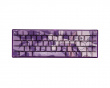 Pokémon Base 65 Hotswap-Pelinäppäimistö - ANSI - Mewtwo [White Flame]