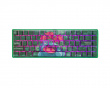 Pokémon Base 65 Hotswap-Pelinäppäimistö - ANSI - Venusaur [White Flame]