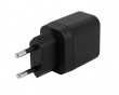 20W USB-C Seinälaturi - Musta