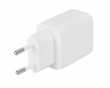USB-C & USB-A Seinälaturi - Valkoinen