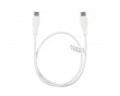 60W USB-C to USB-C Latauskaapeli - Valkoinen - 0.5 m