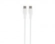 60W USB-C to USB-C Latauskaapeli - Valkoinen - 1 m