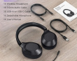 X3 Bluetooth ANC Kuulokkeet Over-Ear - Musta