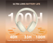 X3 Bluetooth ANC Kuulokkeet Over-Ear - Valkoinen